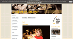 Desktop Screenshot of musikschule-hanstedt.de